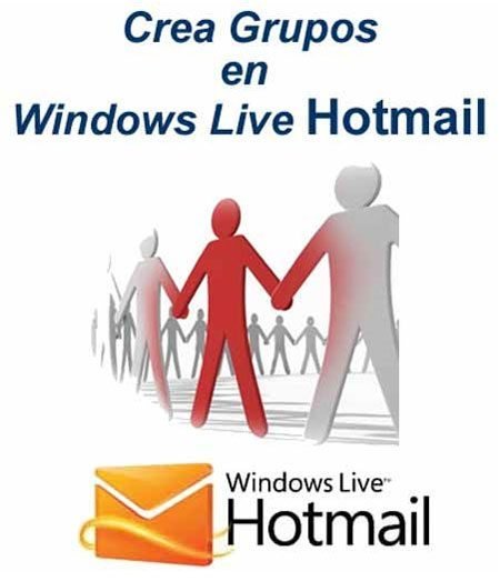 hotmail crear grupo