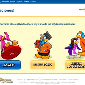 Club Penguin, como registrarse